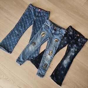 Guess Jeans Bell Bottom Wide Leg Skinny Jeans Lot